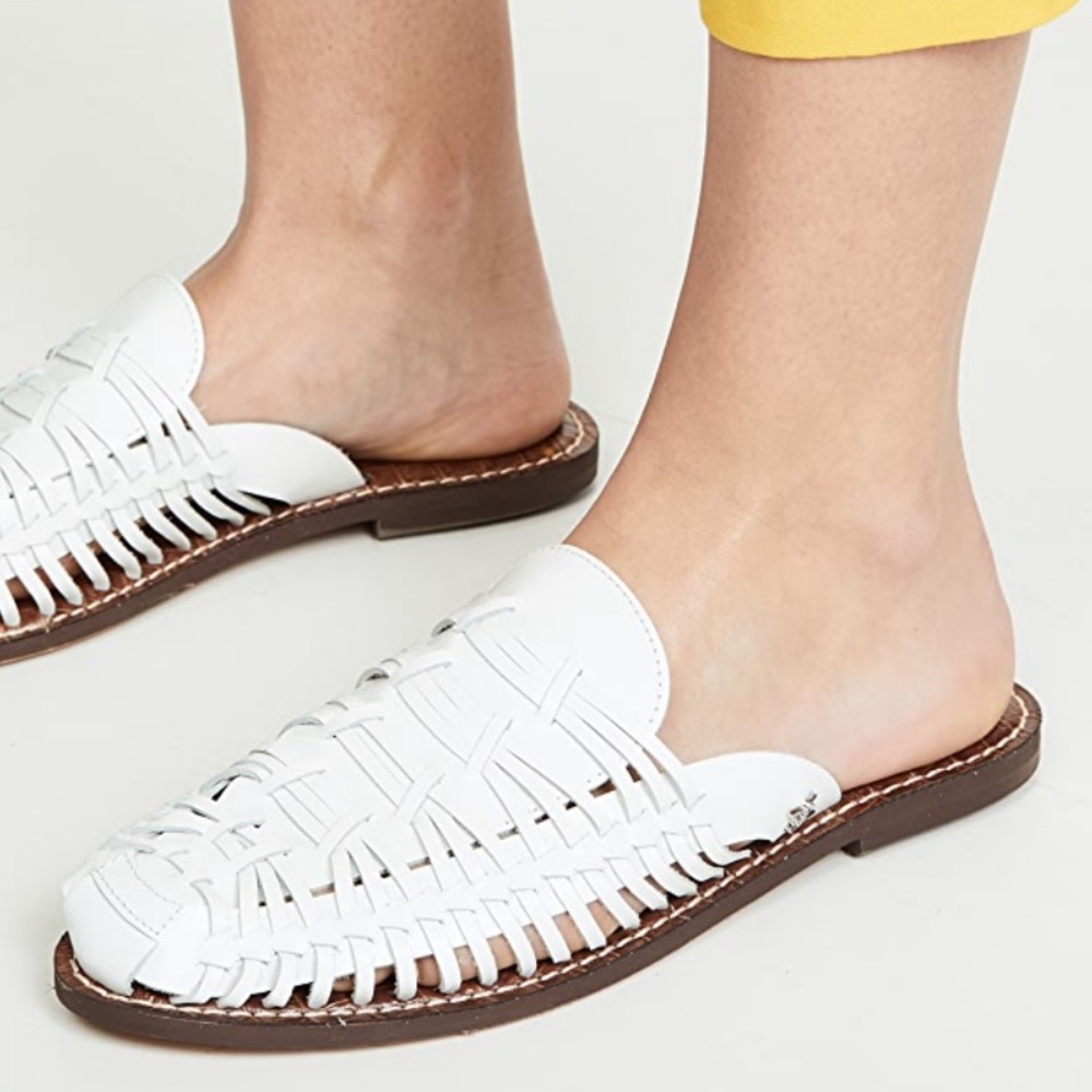 New Sam Edelman Keelyn Mules in white size 7